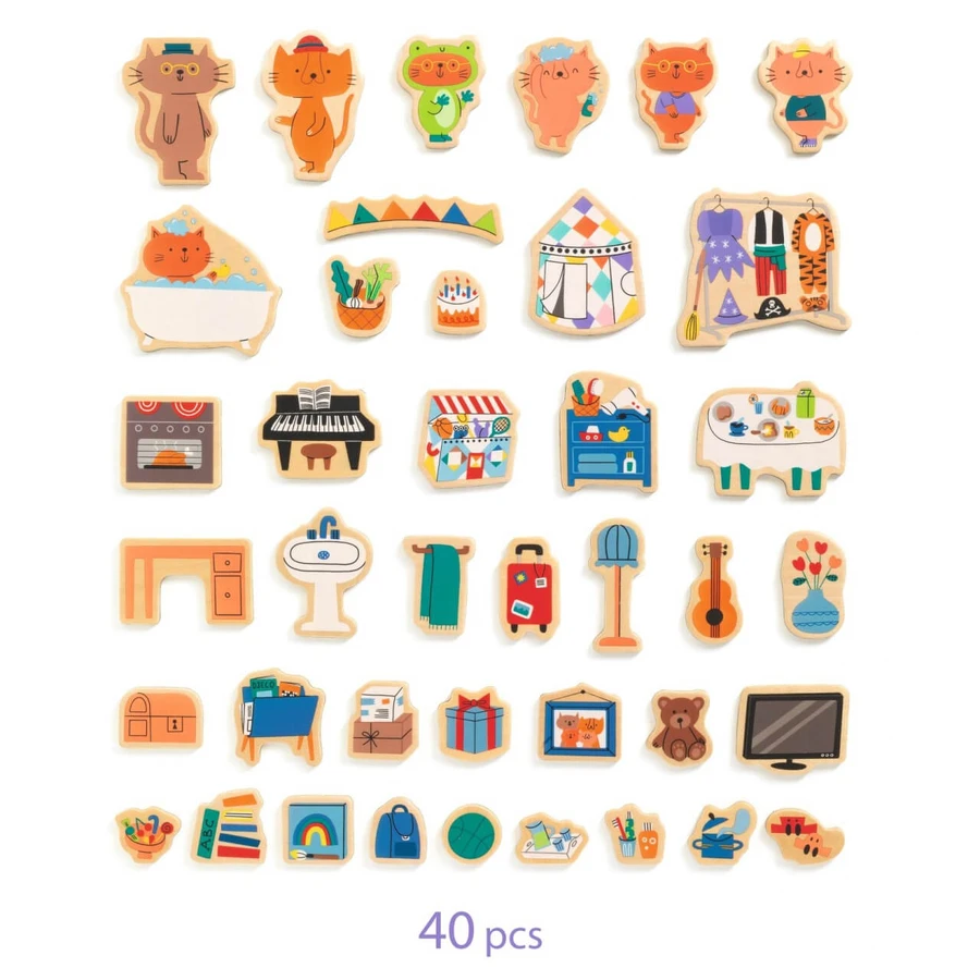 InZeHouse magnet game, Djeco