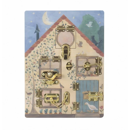 Bunny house, wooden game with locks Egmont Toys