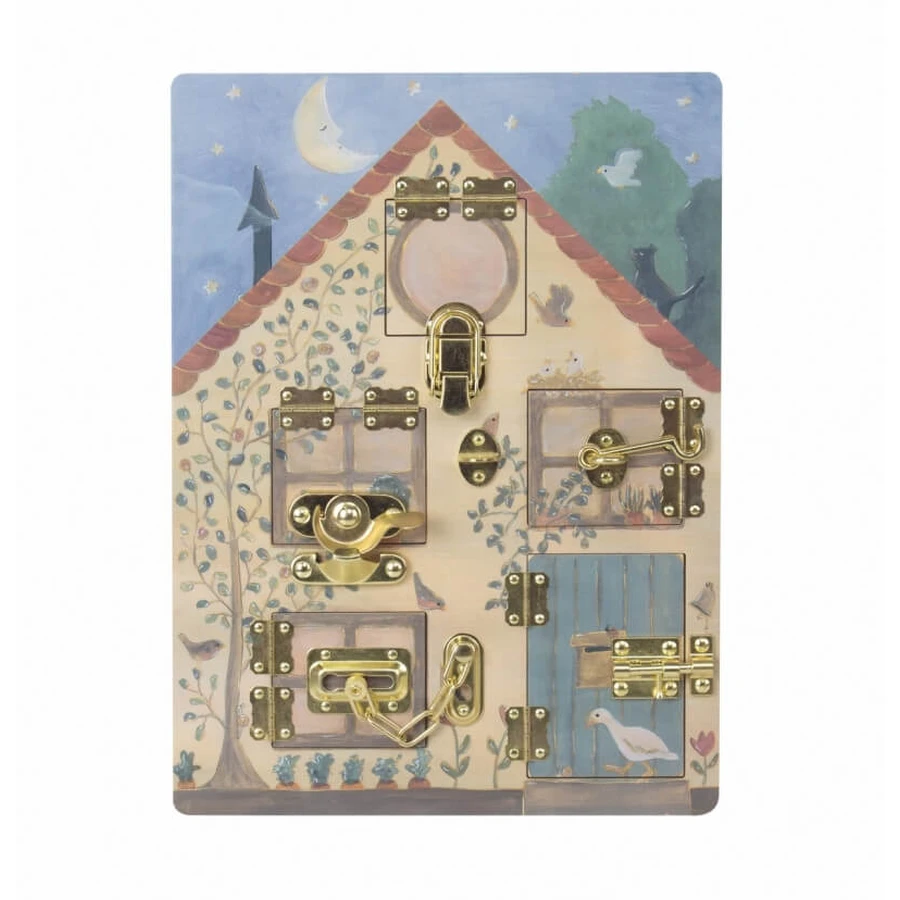Bunny house, wooden game with locks Egmont Toys