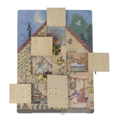 Bunny house, wooden game with locks Egmont Toys