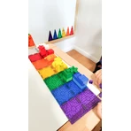 Jeu de construction magnétique Brick Tiles 16 pièces, Cleverclixx