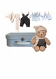 Morris - ours en peluche avec valise, jouets Egmont
