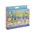 Kreatives DIY-Set, Holzfiguren, Peg Dolls, Meerjungfrauen