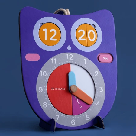 Pädagogisches Aktivitätsspiel - Die Uhr lernen