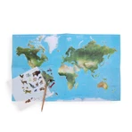Juego de traslado Mapa del mundo, Moulin Roty
