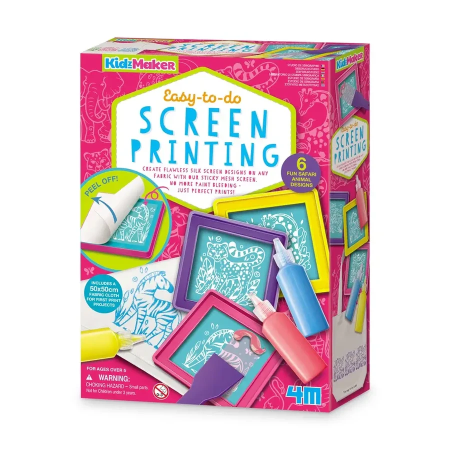 Eenvoudige zeefdrukset voor kinderen - KidzMaker