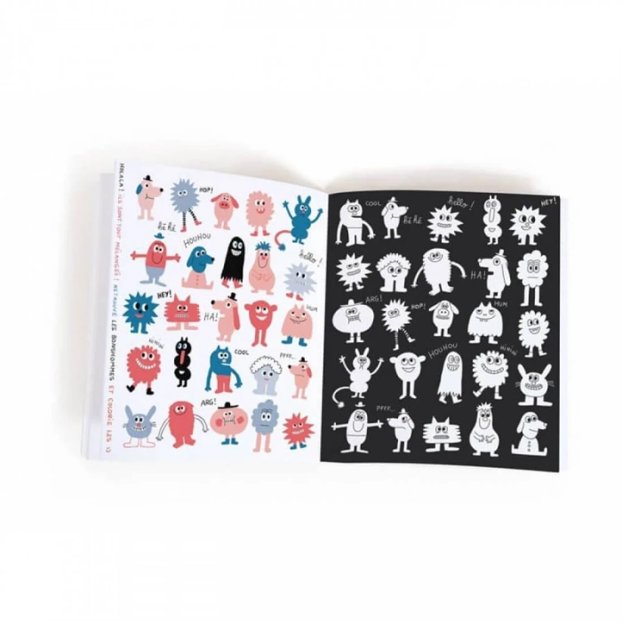 Cuaderno de actividades Monstruos, Moulin Roty