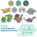 Puzzle progresivo infantil 10 en 1, Boppi - Dinosaurios