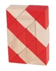 Logic game, natural-red snake