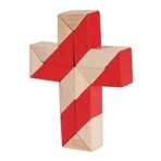 Logic game, natural-red snake