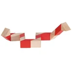 Logic game, natural-red snake