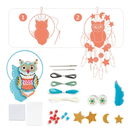 DIY Djeco Set, Traumfänger mit Glitter