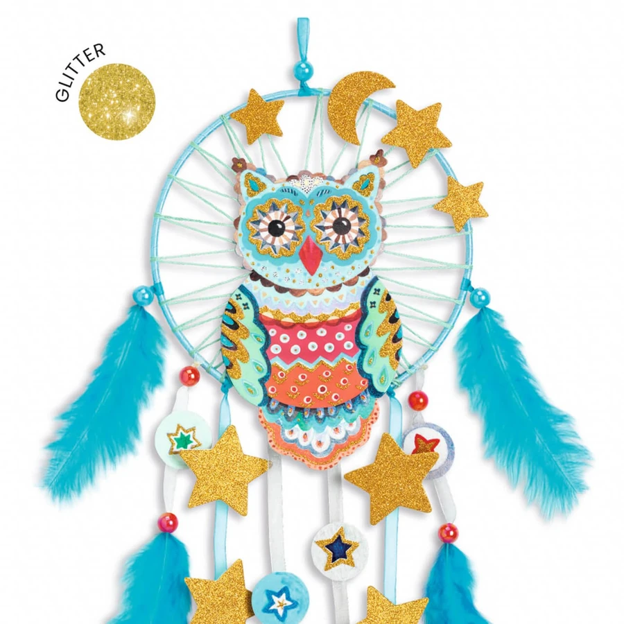 DIY Djeco Set, Traumfänger mit Glitter