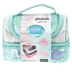 Girabrilla Lunchbox - gesteppte Thermobox mit Wendepailletten und wasserdichtem Innenleben
