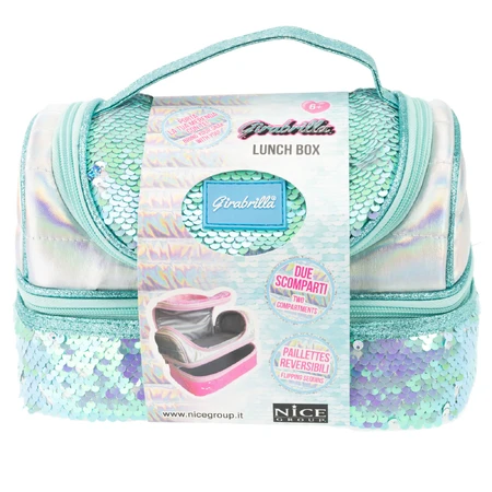 Girabrilla Lunchbox - gesteppte Thermobox mit Wendepailletten und wasserdichtem Innenleben