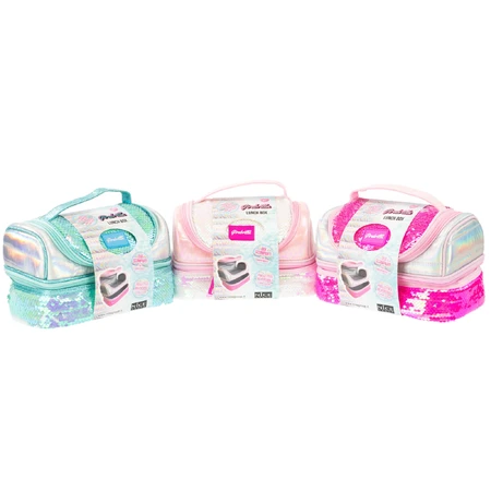 Girabrilla Lunchbox - gesteppte Thermobox mit Wendepailletten und wasserdichtem Innenleben