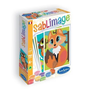 Kit de arena creativa - Mini Sablimage Animales del bosque - Sentosfera
