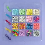 Creative DIY kit - necklaces and beaded bracelets, 800 pieces, ABC Beads