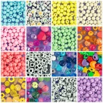 Creative DIY kit - necklaces and beaded bracelets, 800 pieces, ABC Beads