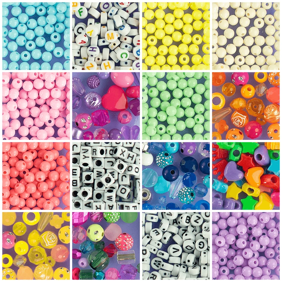 Creative DIY kit - necklaces and beaded bracelets, 800 pieces, ABC Beads