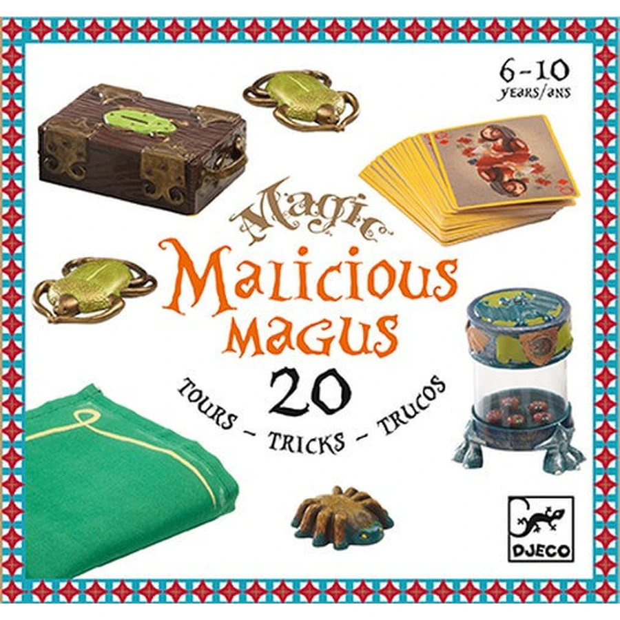 Djeco Malicious Magus colección de magia, 20 trucos de magia