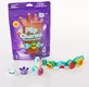 Zestaw bransoletek i pierścionków Pop-it Plip Charms z zawieszkami Pop-it, fioletowy