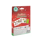 Set creativo con temática navideña, Crea 12 pegatinas navideñas con la técnica de pintura diamante