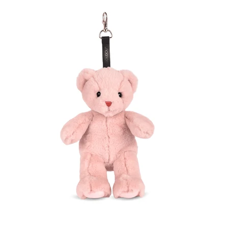 Teddy bear - adorable keyring, 20 cm, Powder pink