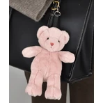 Teddy bear - adorable keyring, 20 cm, Powder pink