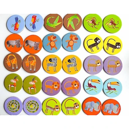 Djeco animales de la selva juego de memoria