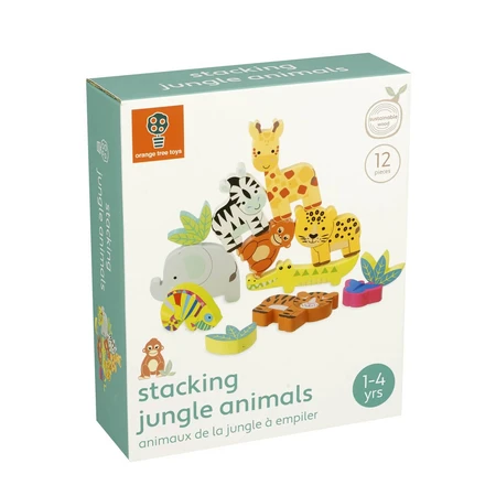 Gra w układanie zwierząt z dżungli, Orange Tree Toys: ceny i cechy