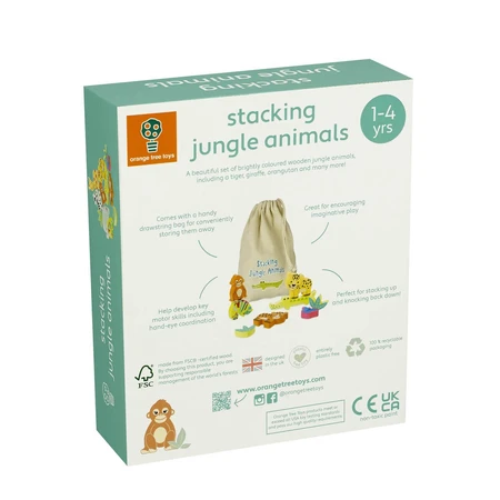Gra w układanie zwierząt z dżungli, Orange Tree Toys: ceny i cechy
