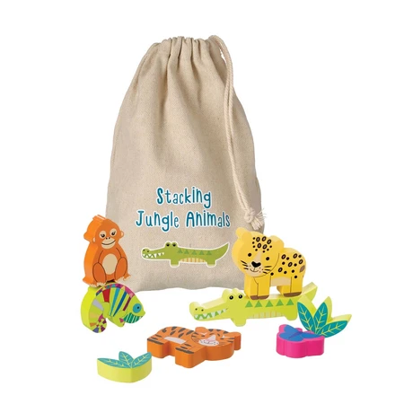 Gra w układanie zwierząt z dżungli, Orange Tree Toys: ceny i cechy