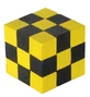 Colorful snake cube