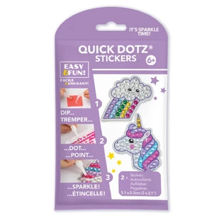 Set créatif super rapide, autocollants BIG DOTZ - Coucou, nuage et licorne