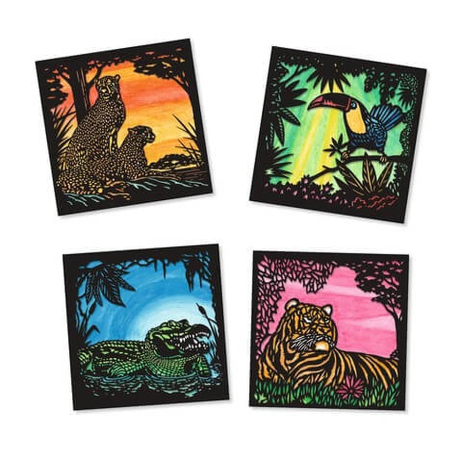 Creative workshop with Djeco watercolor pencils, Backlight