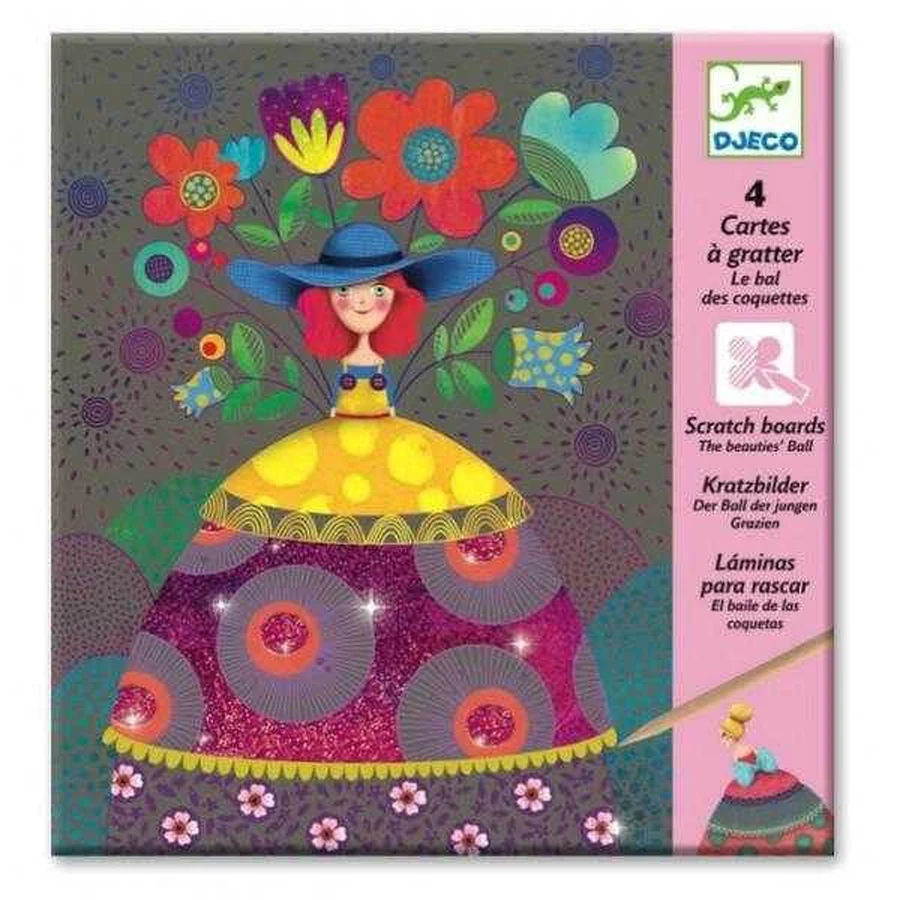 Jeu créatif pour gratter les belles filles