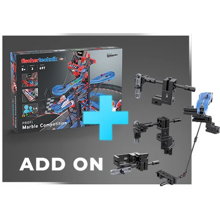 Kit d'achèvement STEM pour la course de billes de métal - Intrecerea, Fischertechnik
