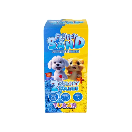 Set de sable Pufos - bleu et jaune