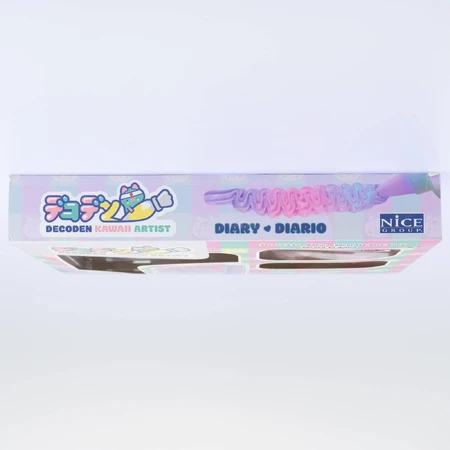 Kit créatif Decoden - journal kawaii à décorer avec de la pâte colorée