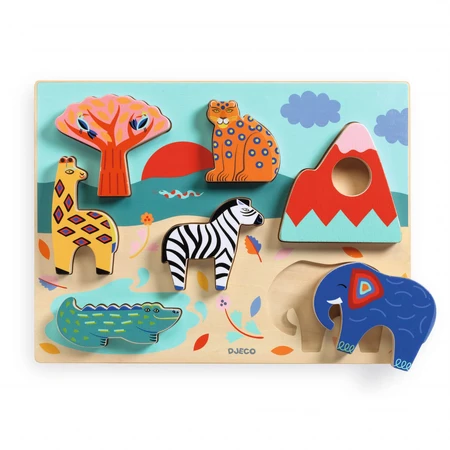 Savana puzzle, Djeco