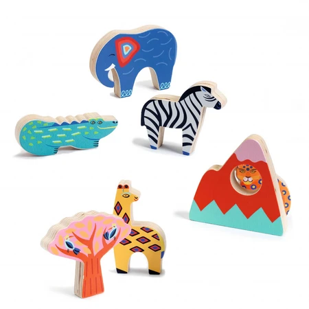Savana puzzle, Djeco