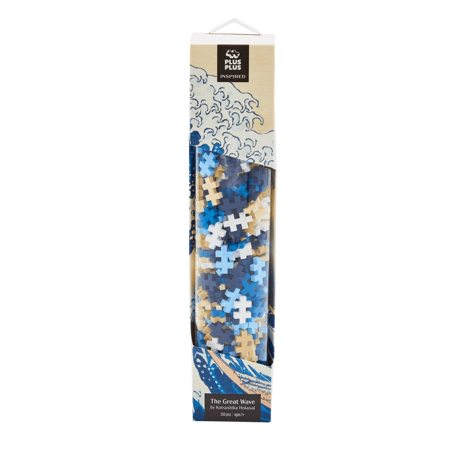 Jeu de construction Plus-Plus, tube pour créer une peinture, Inspiré par Hokusai
