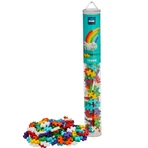 Plus-Plus bouwpakket, koker 240 stukjes, Regenboogmix, regenboogkleuren