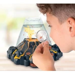 STEM Educational Set - AQUA DRAGONS® Habitat VULCAN with lava - aquarium with LED and red Aqua Dragons