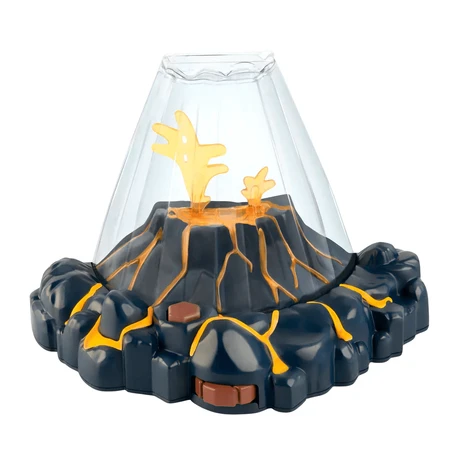 STEM Educational Set - AQUA DRAGONS® Habitat VULCAN with lava - aquarium with LED and red Aqua Dragons