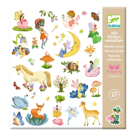 Djeco Metal Stickers Fantastic Beasts