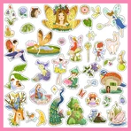Djeco Metal Stickers Fantastic Beasts