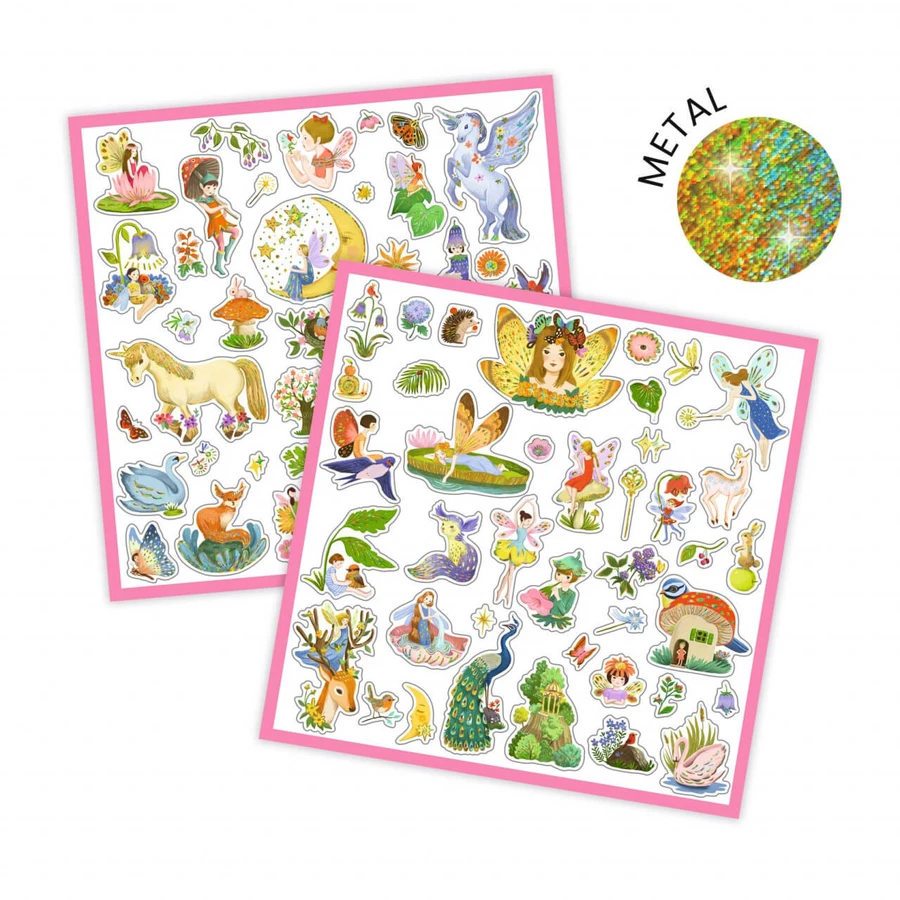 Djeco Metal Stickers Fantastic Beasts