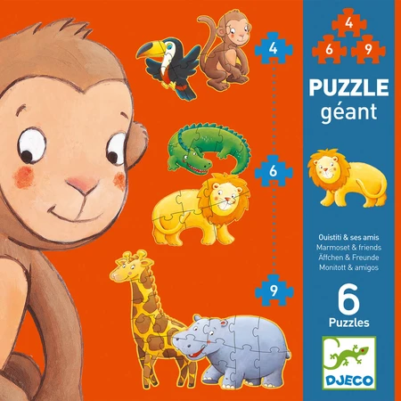 Djeco giant wild animals puzzle